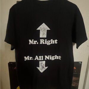 Spencer's Black Short Sleeve T-Shirt  with Humorous Graphic